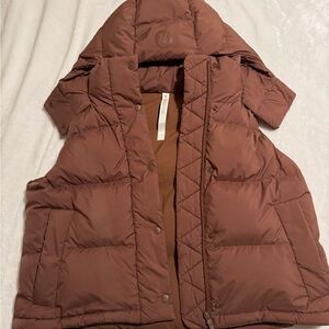 lululemon athletica Brown Puffer Jacket for Women